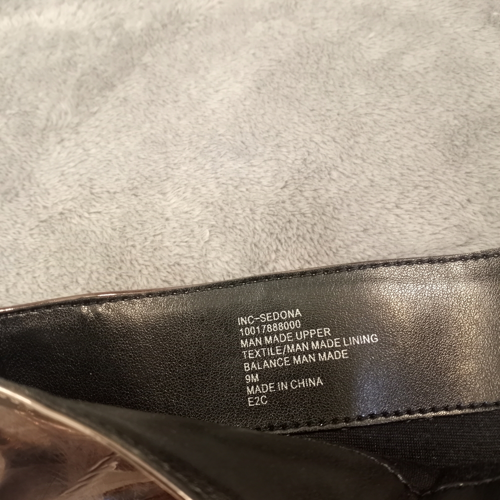 I.n.c. Women's Metallic Knee-High Stiletto Boots Size 9M - Picture 11 of 16